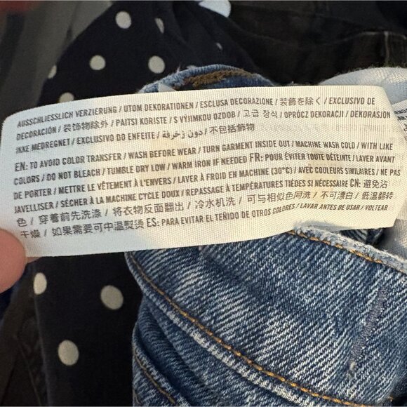 Abercrombie & Fitch Women's The 90's Straight Ultra High Rise Jeans 27 Med Wash - Picture 10 of 13